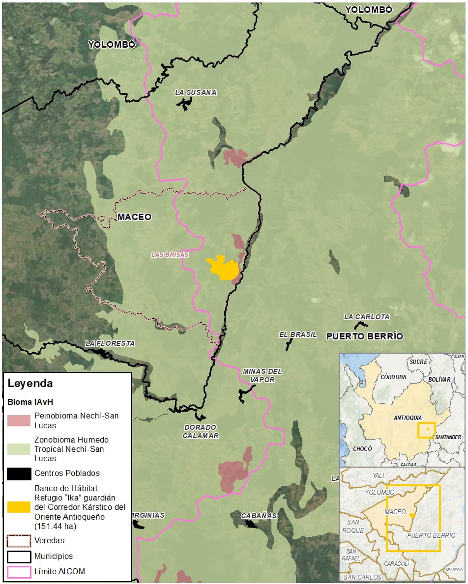 Mapa Biomas BH Refugio IKA